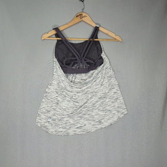 Lululemon Moment To Movement Open Back Built In Bra Space Dye Tank Size 4 - Picture 2 of 6